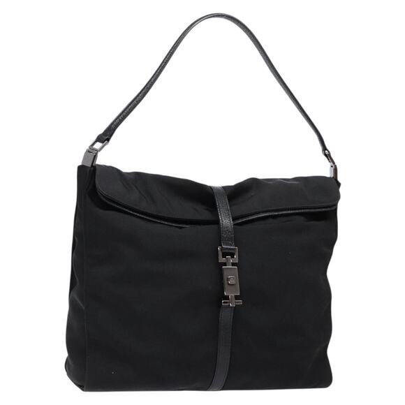 GUCCI Jackie Shoulder Bag Nylon Black 001 001 - Picture 1 of 16